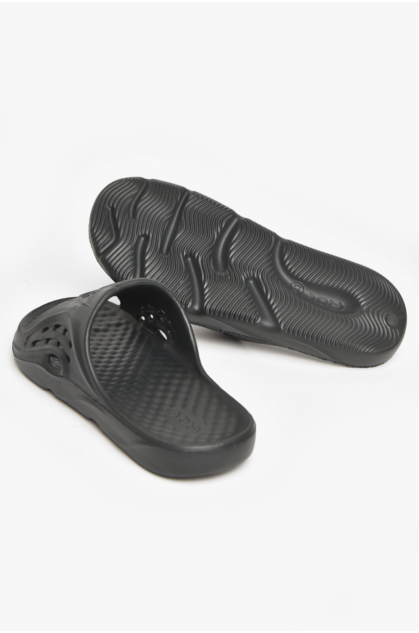 Шлепанцы мужские пена черного цвета с73 211527