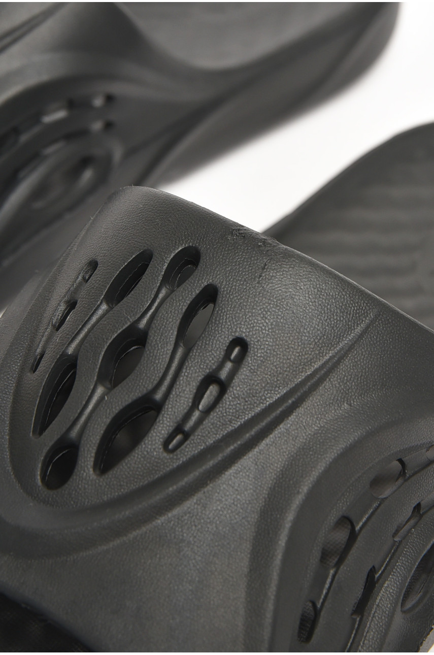 Шлепанцы мужские пена черного цвета с73 211527