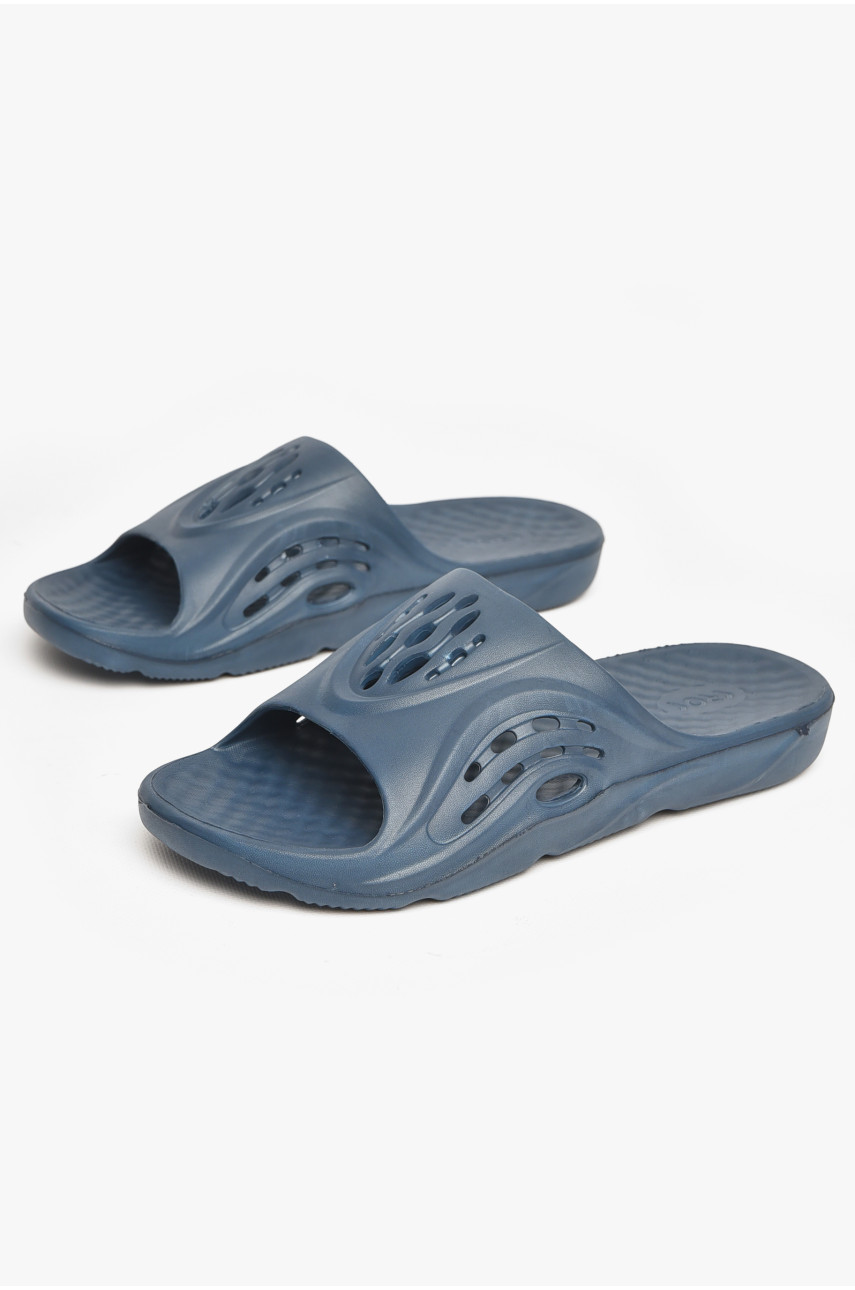 Шльопанці чоловічі піна синього кольору с73 211528