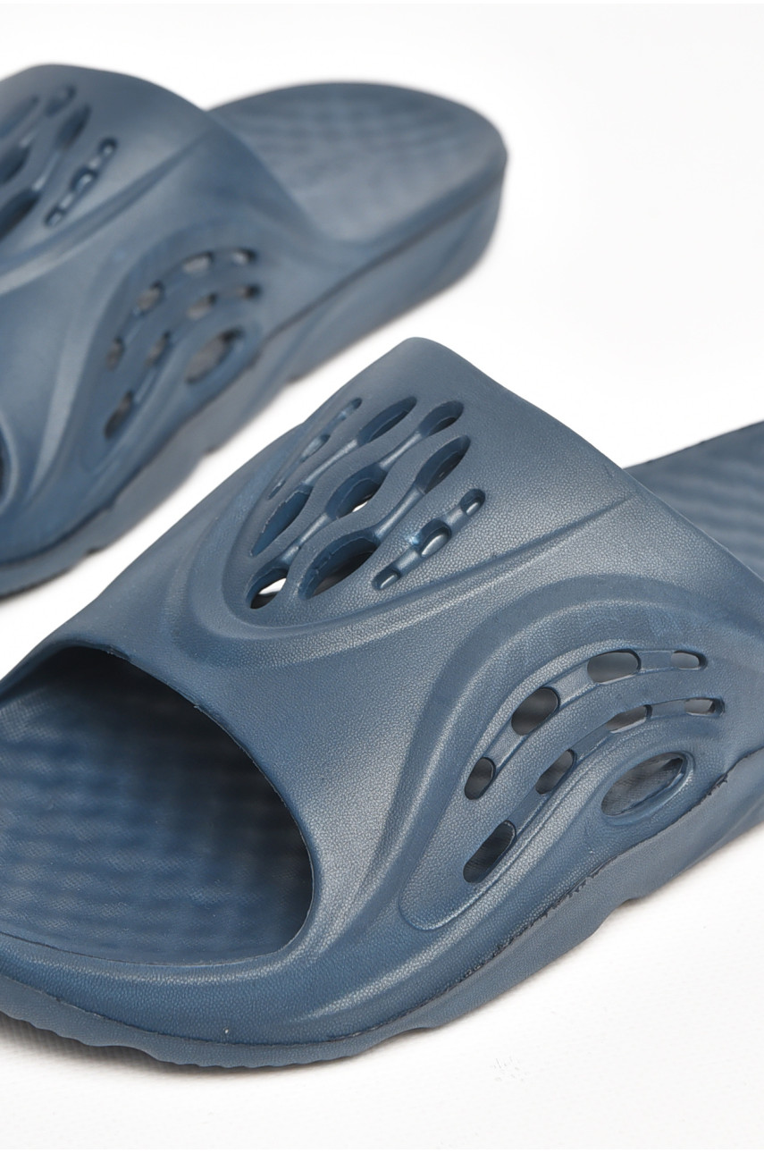 Шлепанцы мужские пена синего цвета с73 211528