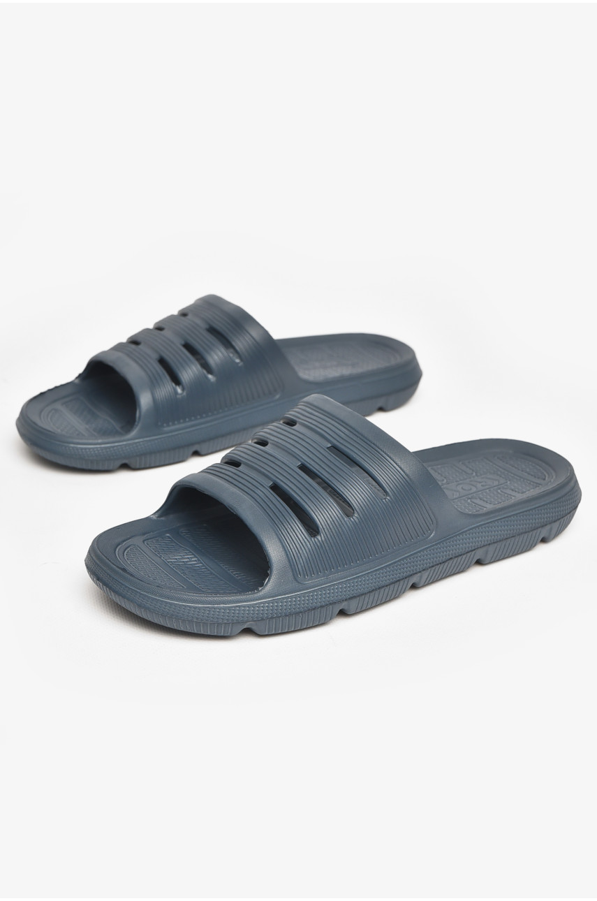 Шльопанці піна чоловічі темно-синього кольору C-72 211529