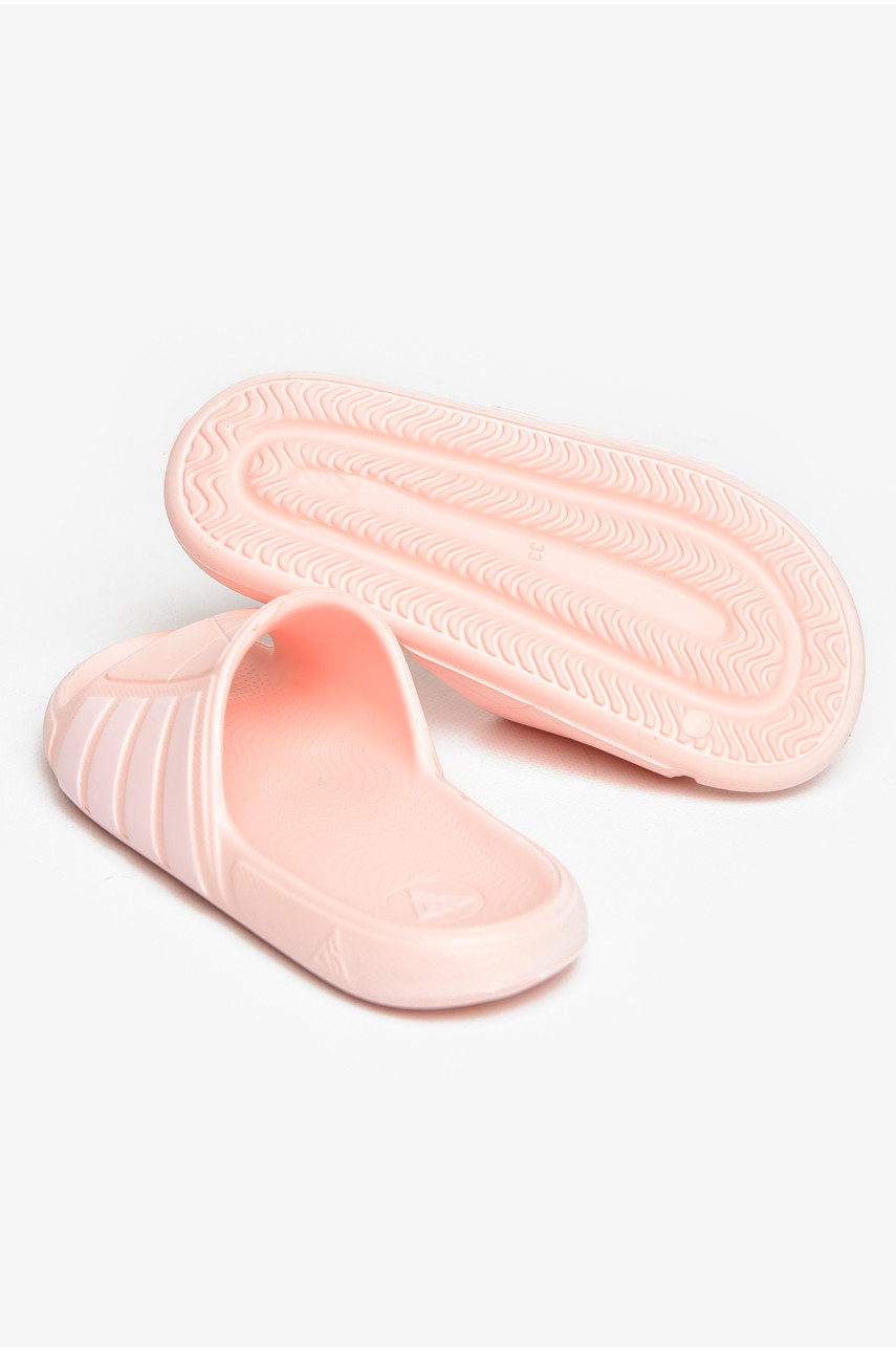 Шлепки детские для девочки пена персикового цвета СС-010 211530 Шлепки детские для девочки пена персикового цвета СС-010 211530