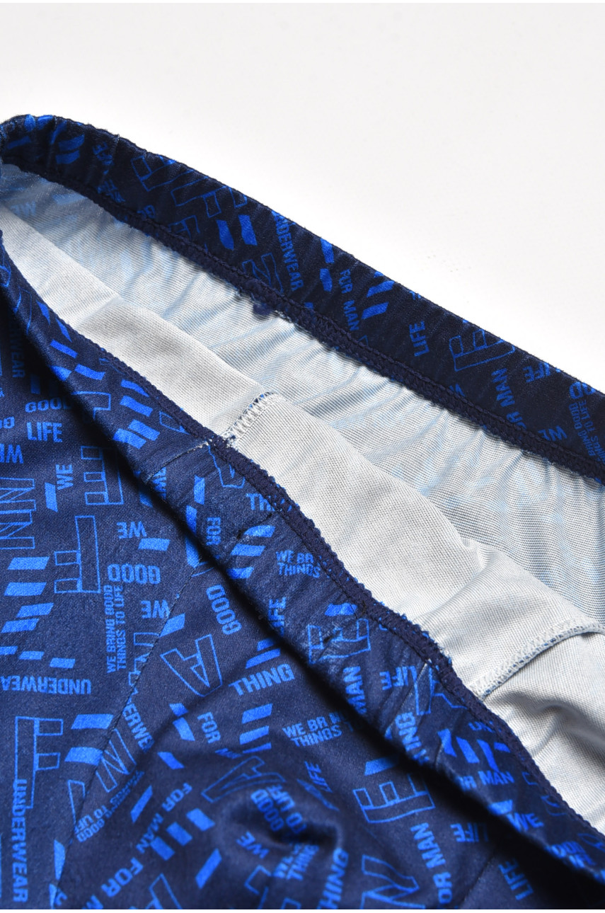 Боксеры мужские тёмно-синего цвета с принтом DO1878 211601