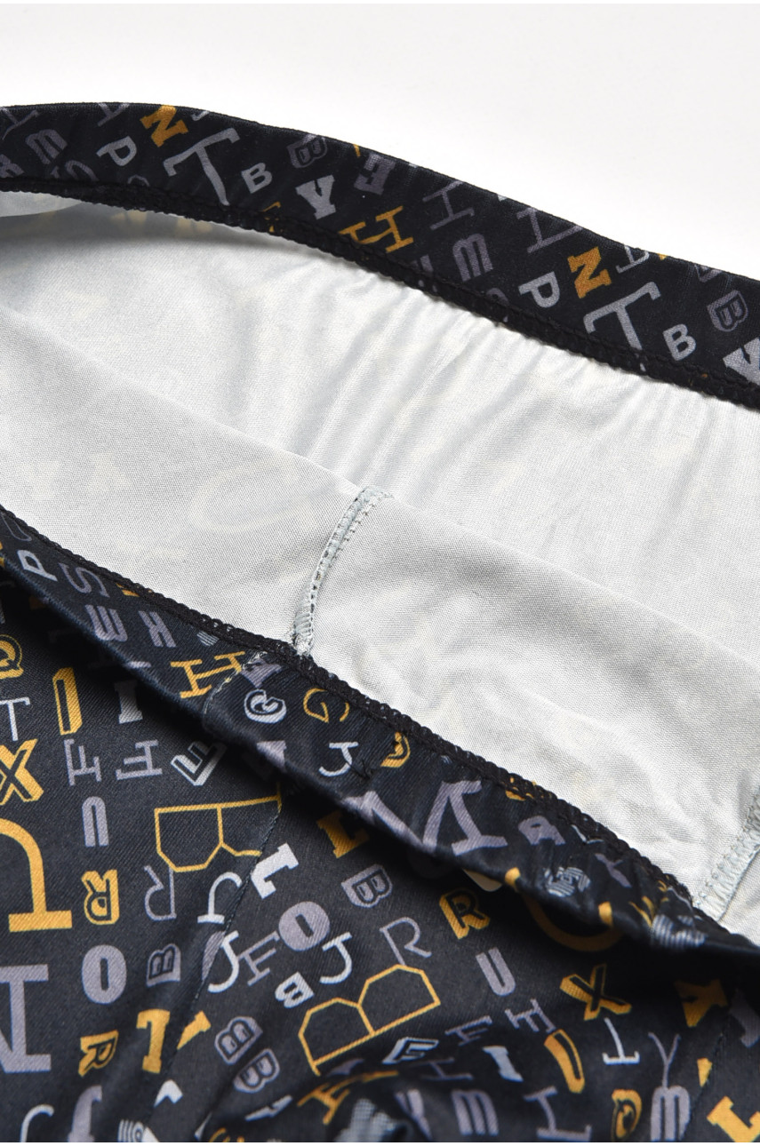 Боксеры мужские черного цвета с принтом DO1880 211614