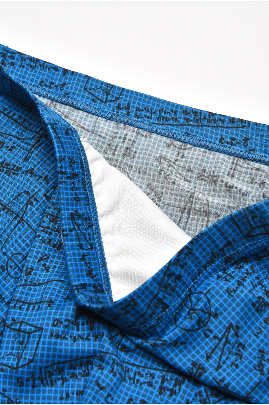 Боксеры мужские синего цвета с принтом W3778 211628