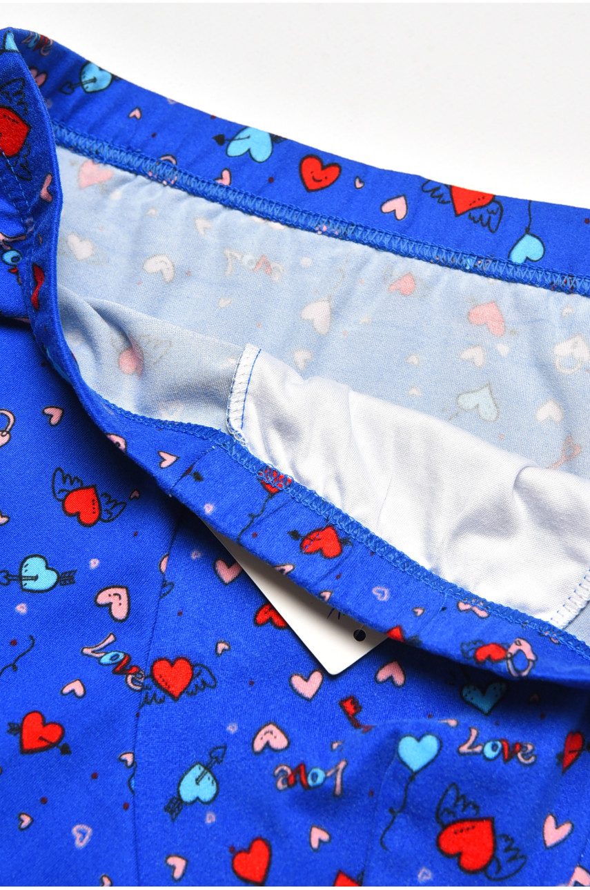 Боксеры мужские синего цвета с принтом W3912 211632