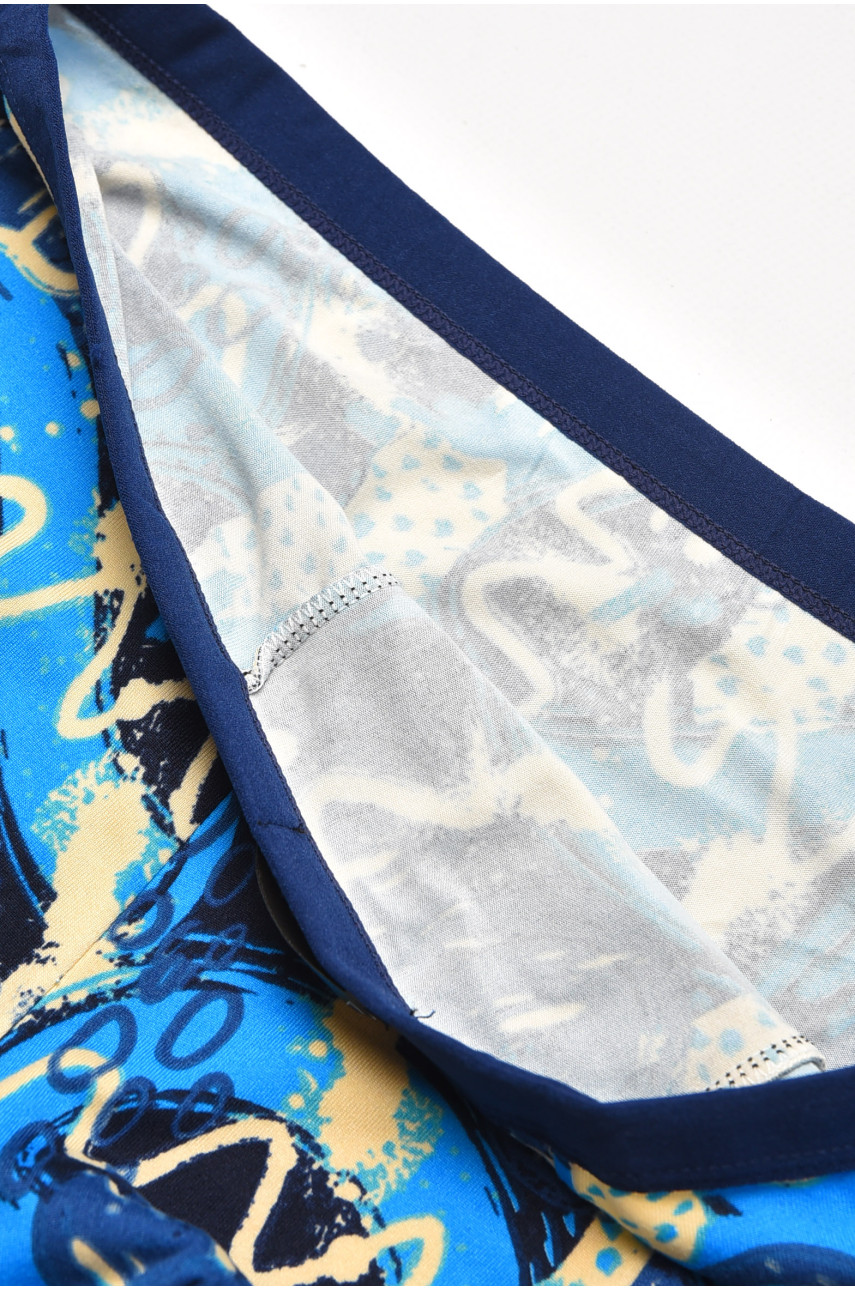 Боксеры мужские синего цвета с принтом DO1667 211643 Боксеры мужские синего цвета с принтом DO1667 211643