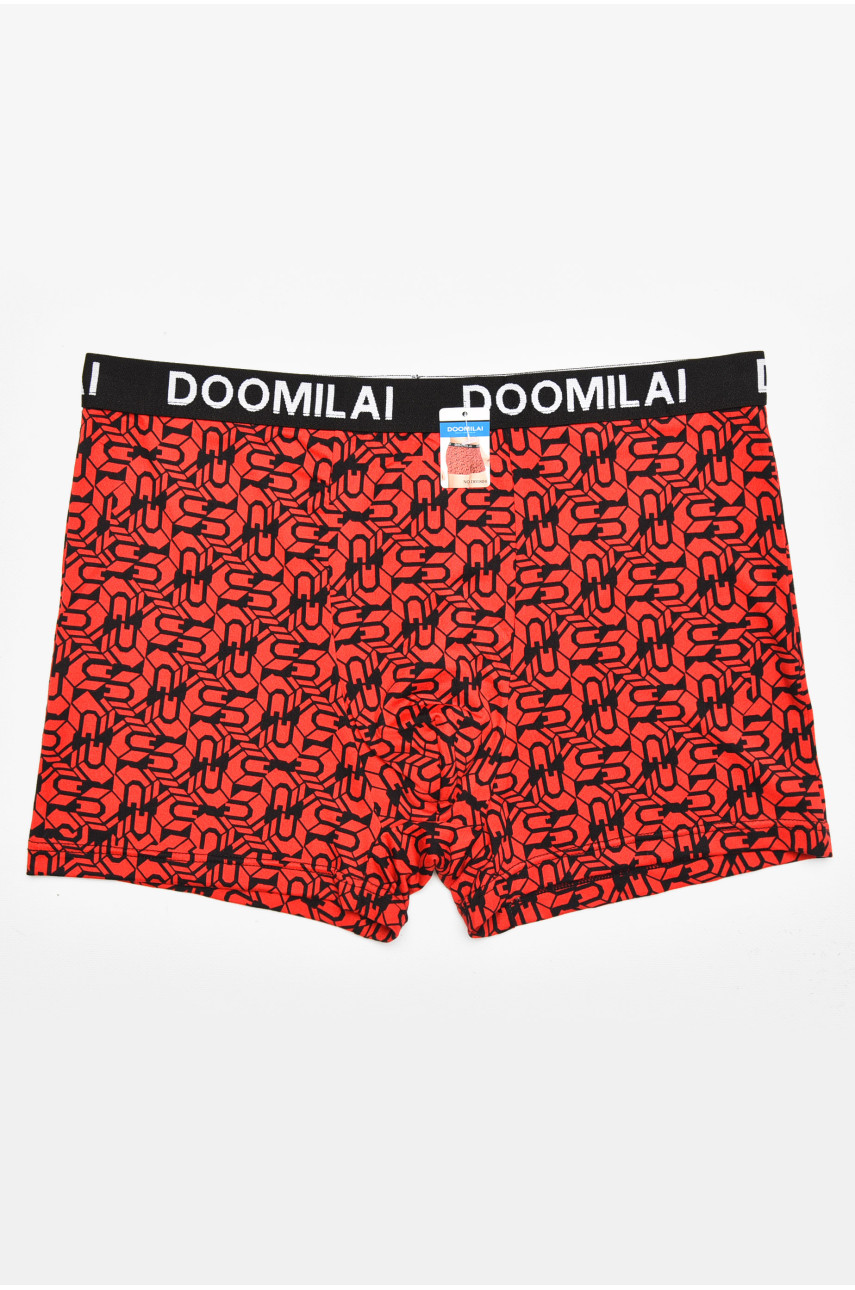 Боксери чоловічі червоного кольору з принтом DO1804 211653
