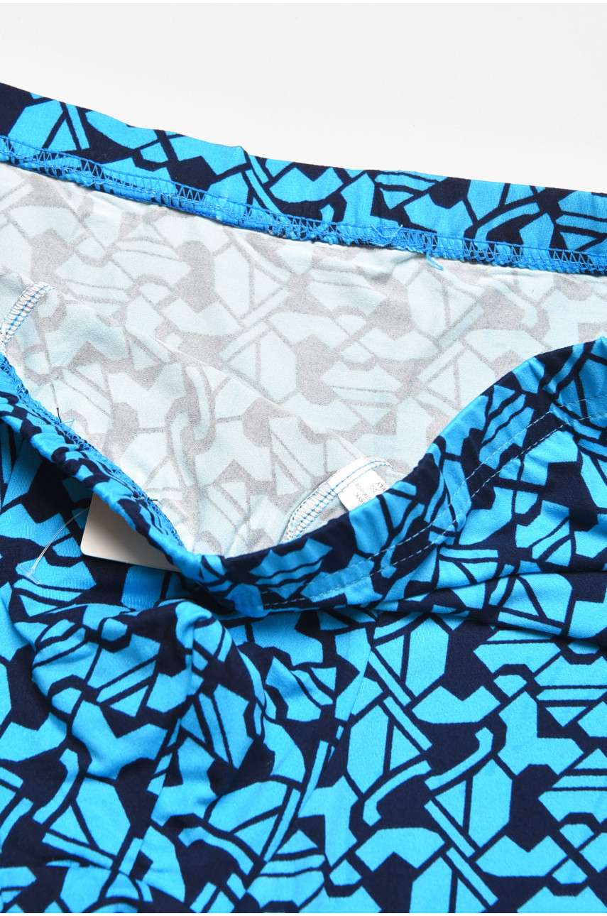 Боксери чоловічі темно-синього кольору з принтом 211657