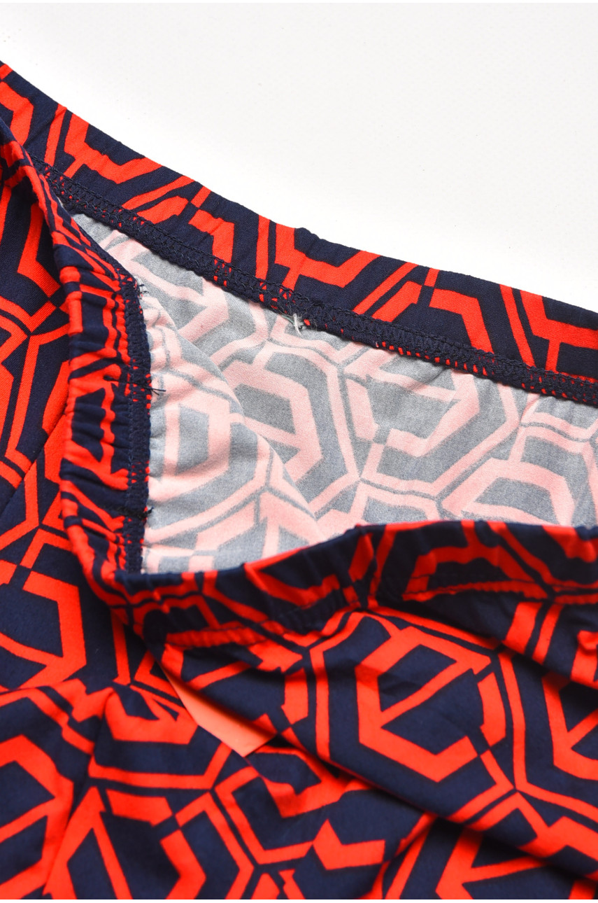 Боксери чоловічі темно-синього кольору з принтом 211673