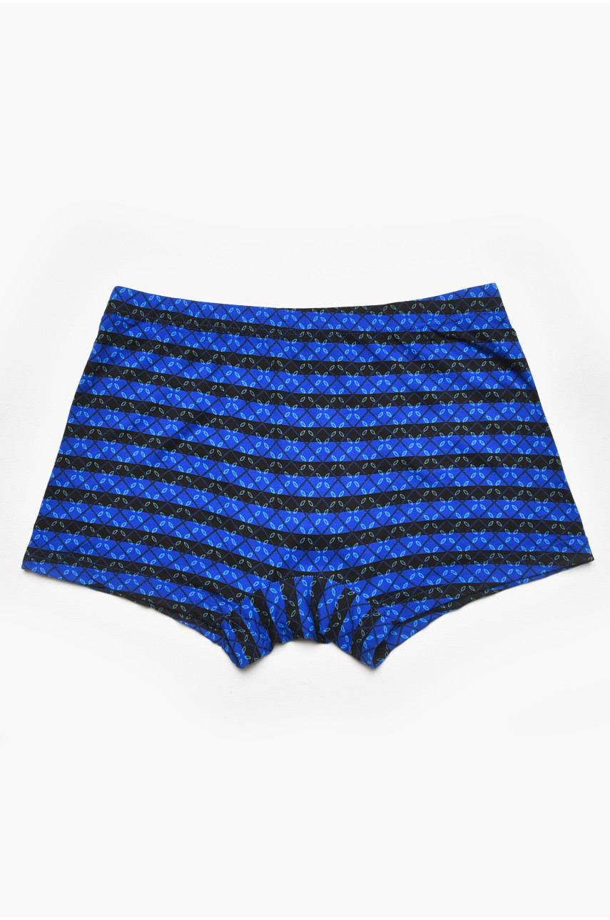 Боксери чоловічі чорного кольору з принтом 211674