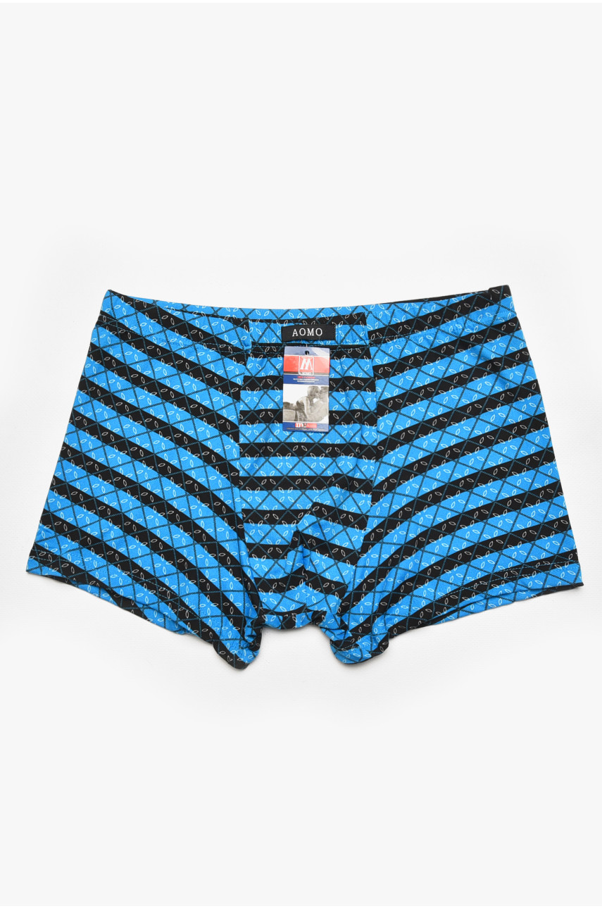 Боксери чоловічі чорного кольору з принтом 211676