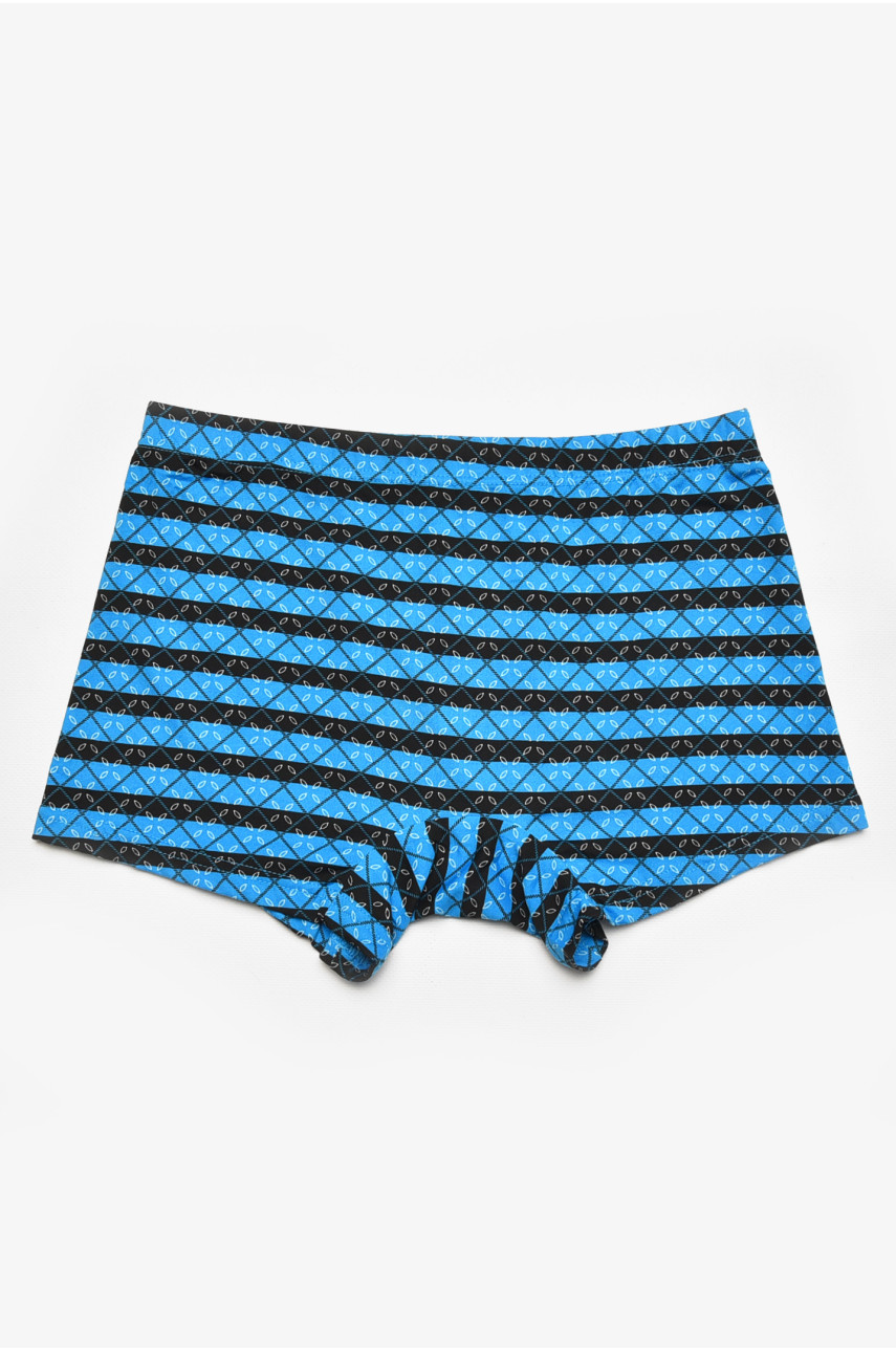 Боксери чоловічі чорного кольору з принтом 211676