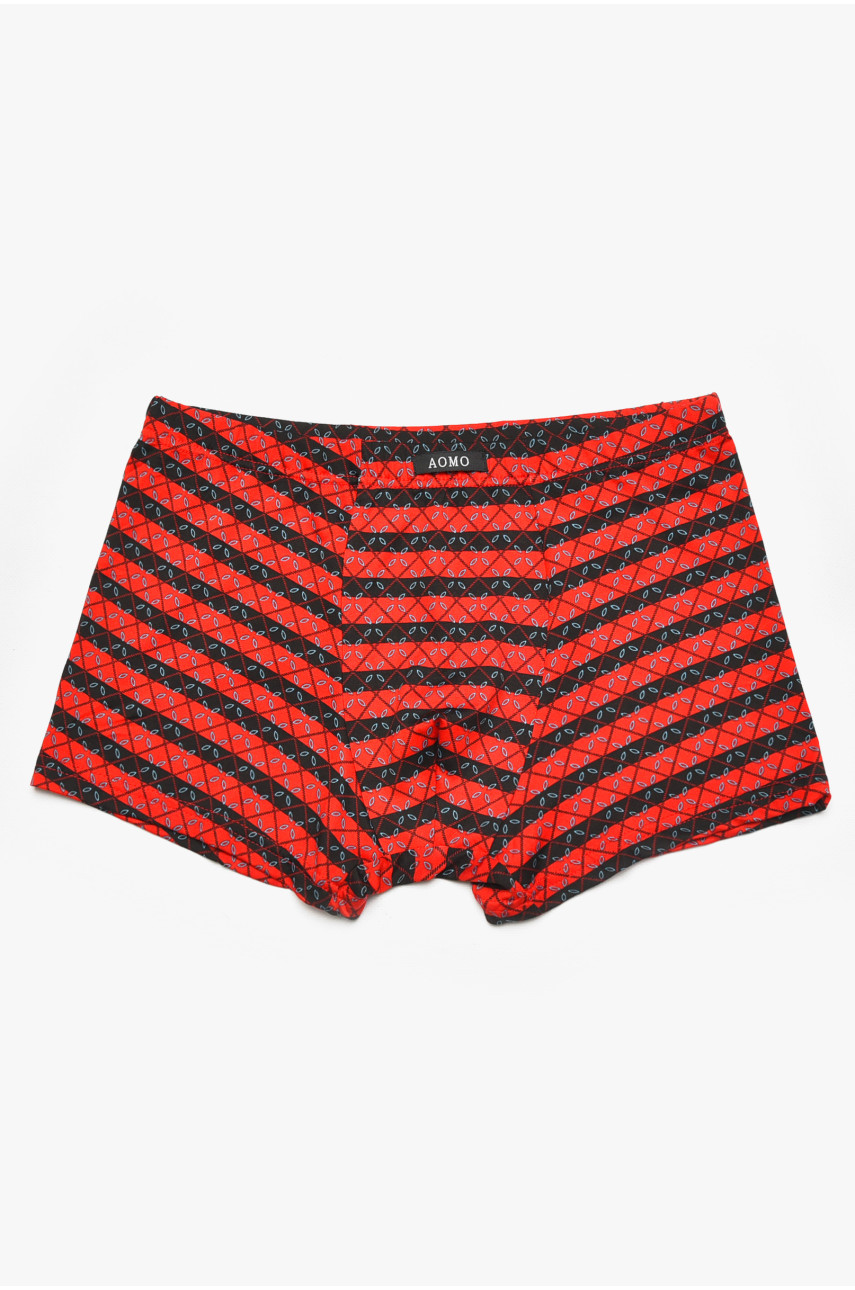 Боксери чоловічі чорного кольору з принтом 211677