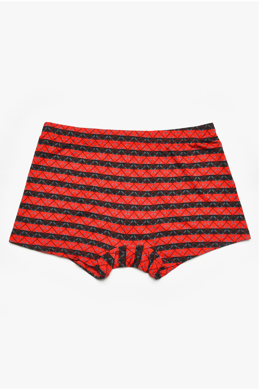 Боксери чоловічі чорного кольору з принтом 211677