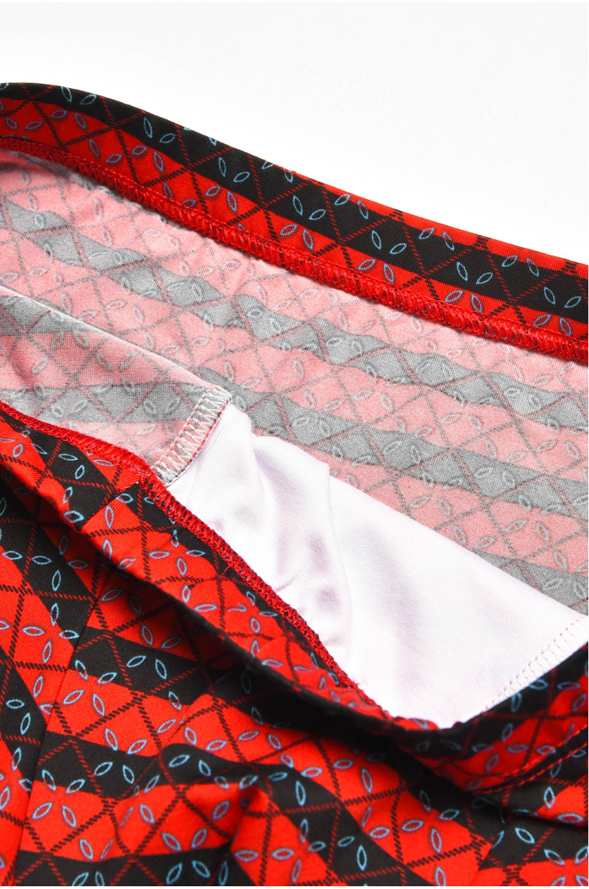 Боксери чоловічі чорного кольору з принтом 211677