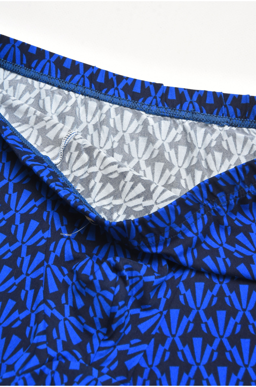Боксеры мужские тёмно-синего цвета с принтом 211686
