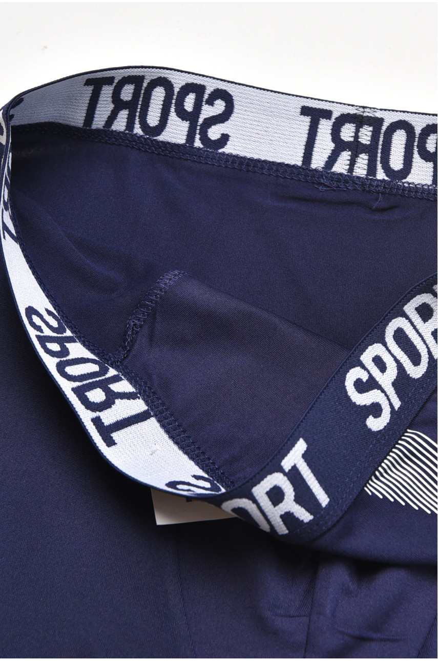 Боксеры мужские тёмно-синего цвета с принтом Z064 211695 Боксеры мужские тёмно-синего цвета с принтом Z064 211695