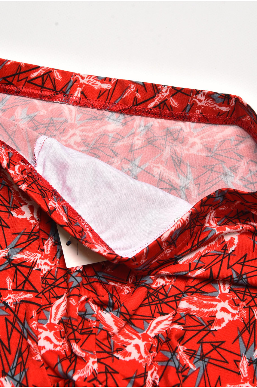 Боксеры мужские красного цвета с принтом 211700