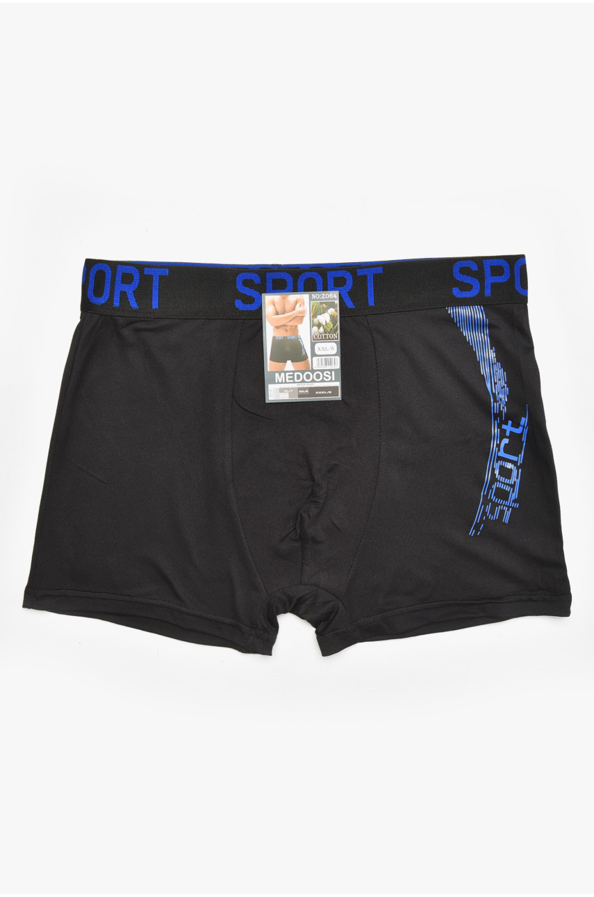 Боксеры мужские черного цвета с принтом Z064 211702