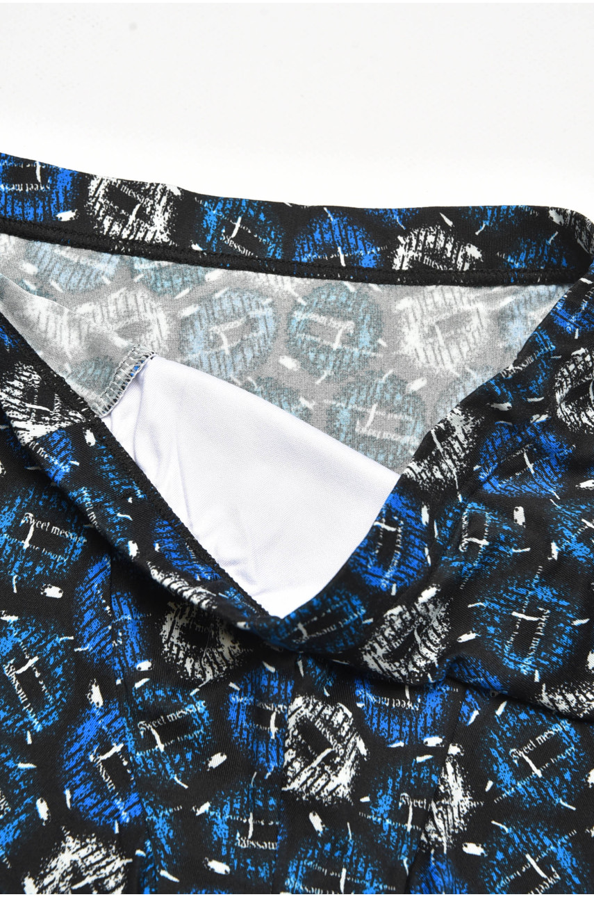 Боксеры мужские черного цвета с принтом 211704