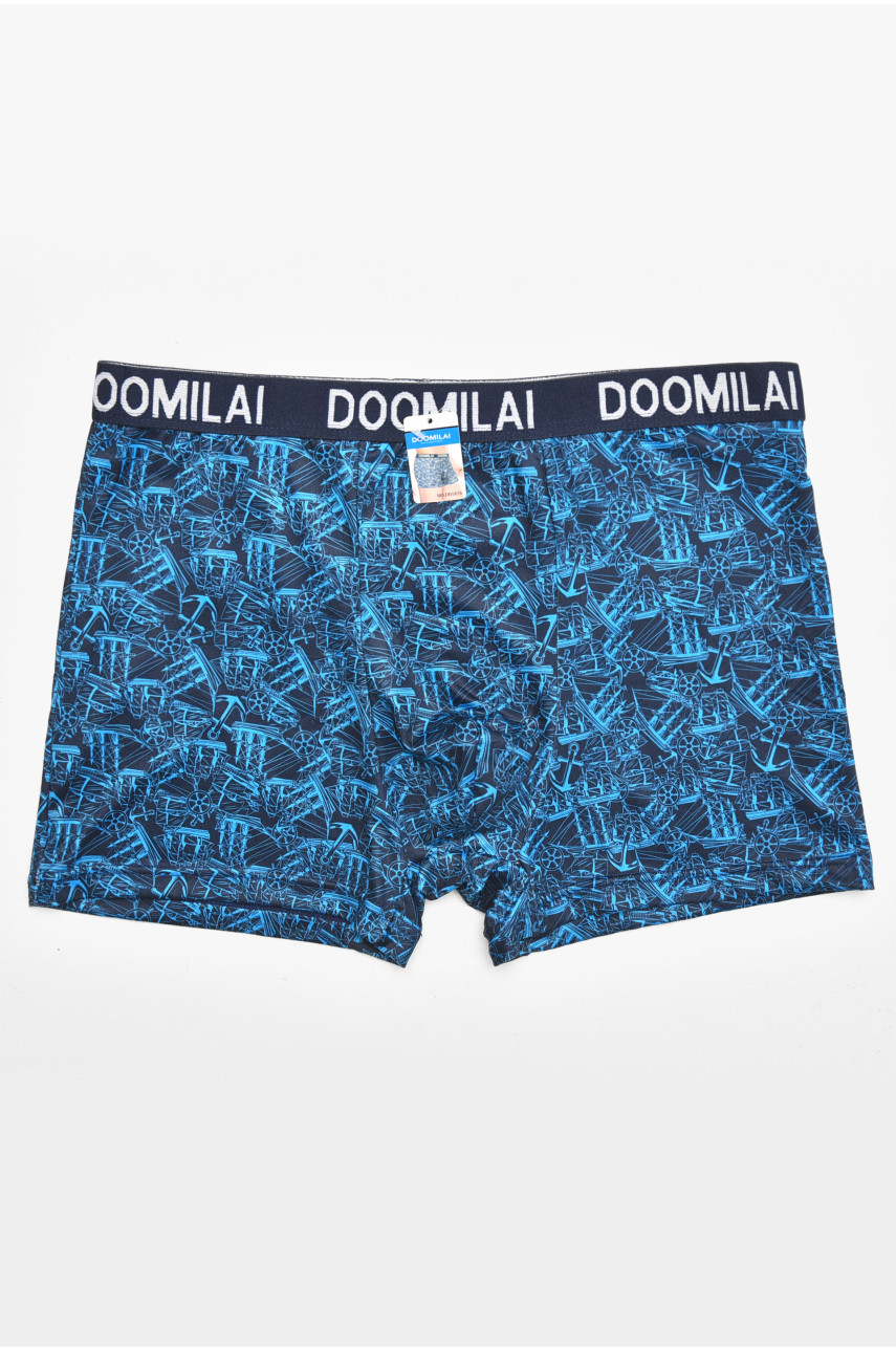 Боксеры мужские тёмно-синего цвета с принтом DO1876 211712