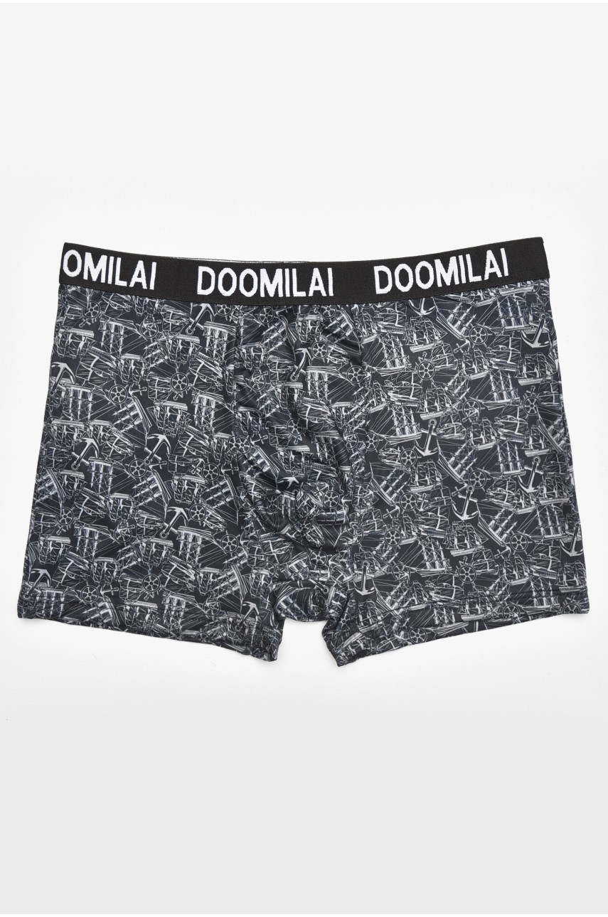 Боксеры мужские тёмно-синего цвета с принтом DO1876 211713