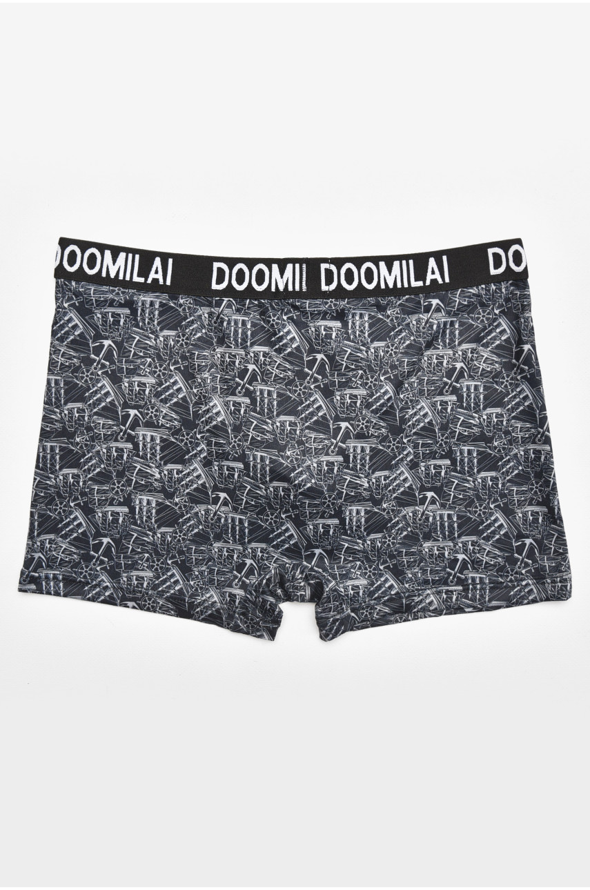 Боксеры мужские тёмно-синего цвета с принтом DO1876 211713