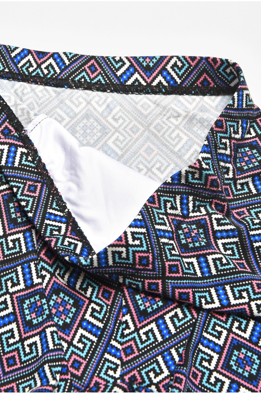 Боксери чоловічі чорного кольору з принтом 211725