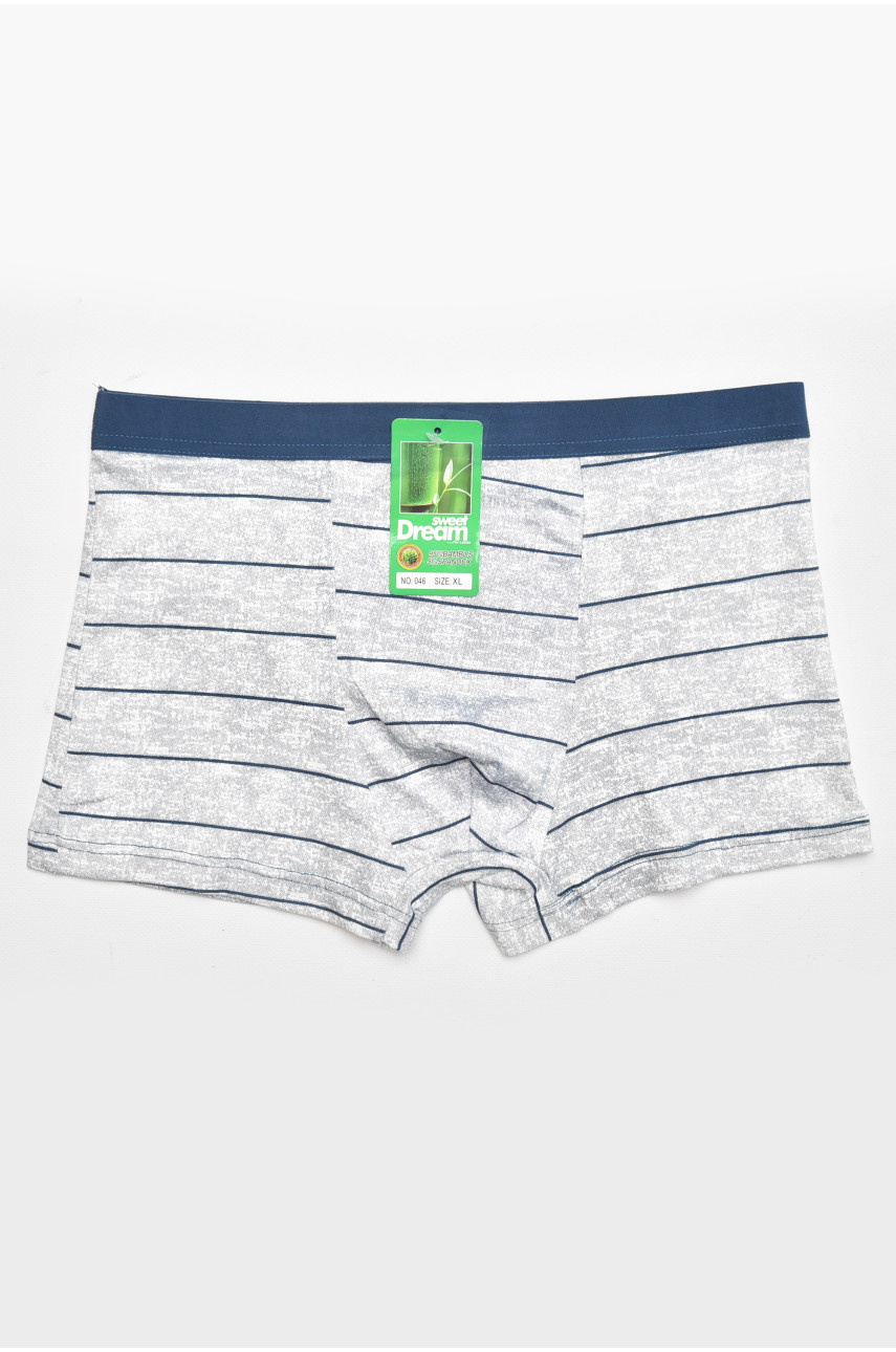 Боксеры мужские белого цвета с принтом 046 211731