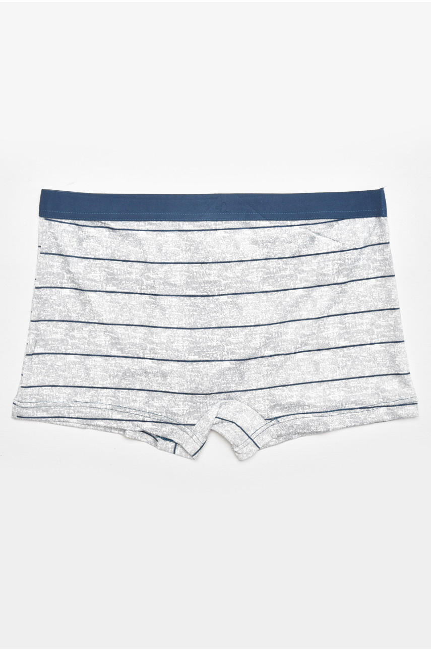 Боксеры мужские белого цвета с принтом 046 211731