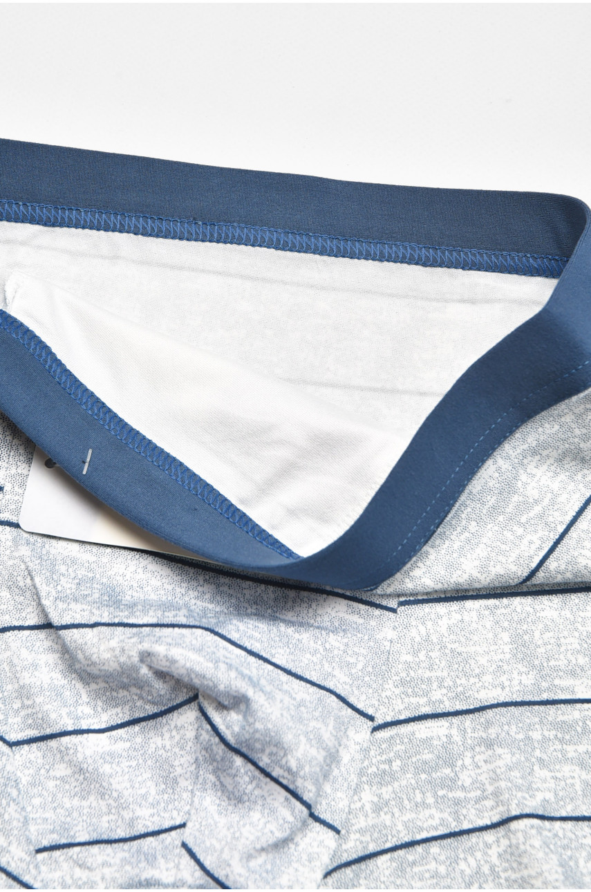 Боксеры мужские белого цвета с принтом 046 211731