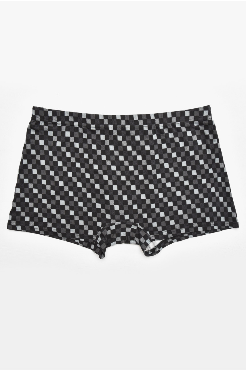 Боксеры мужские черного цвета с принтом 211737