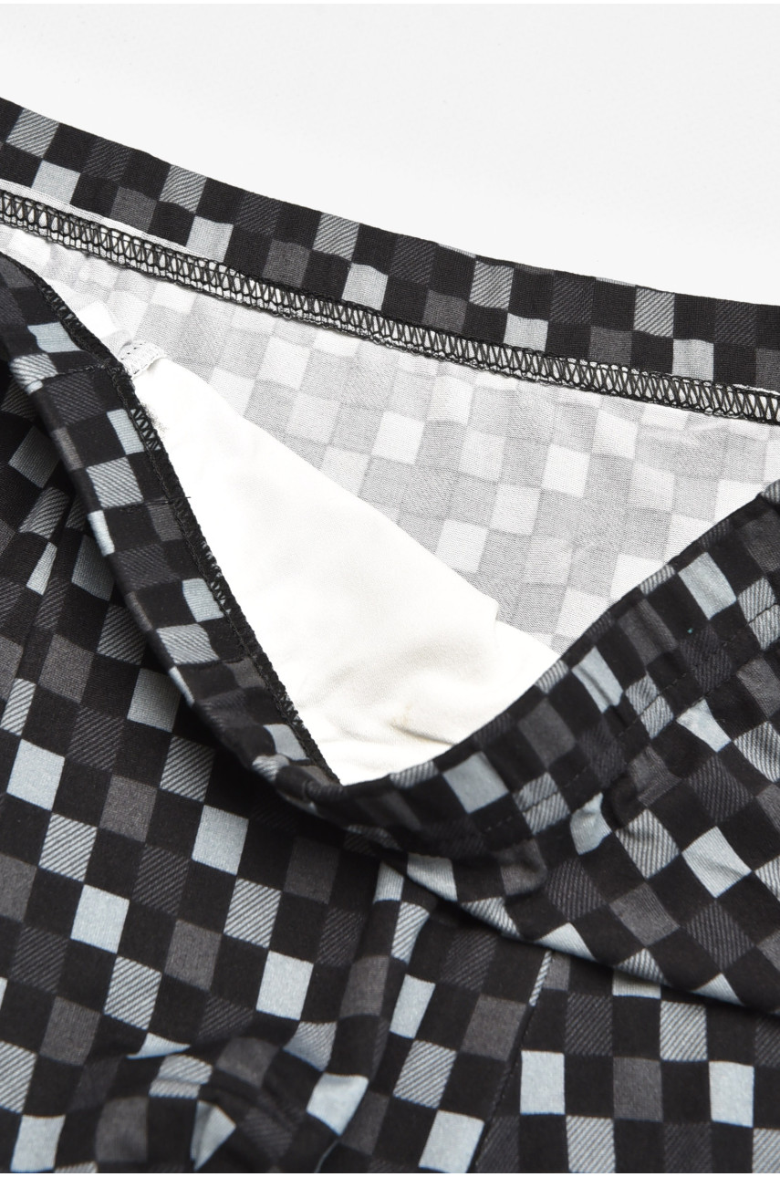 Боксеры мужские черного цвета с принтом 211737