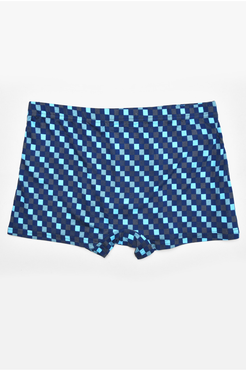 Боксеры мужские тёмно-синего цвета с принтом 211739
