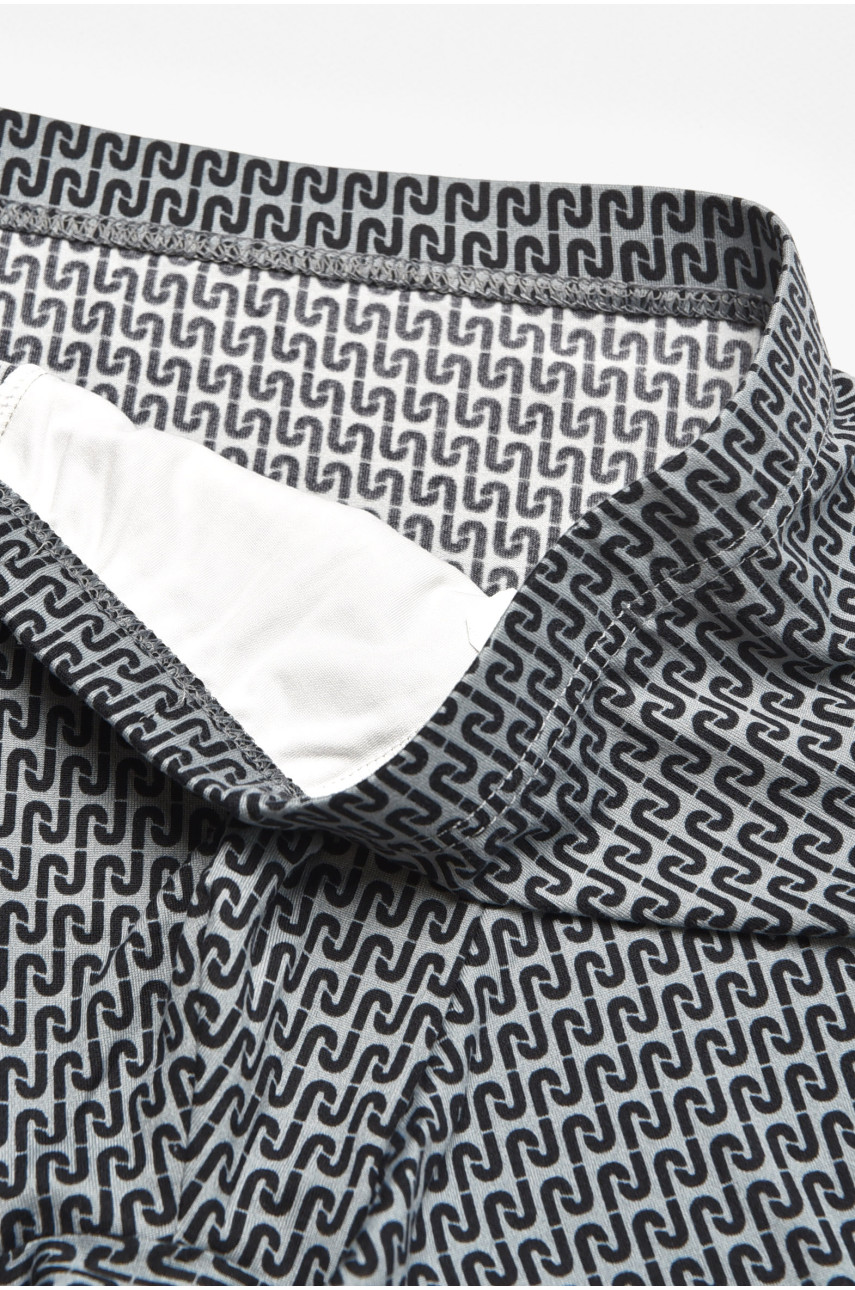 Боксеры мужские серого цвета с принтом W3825 211742