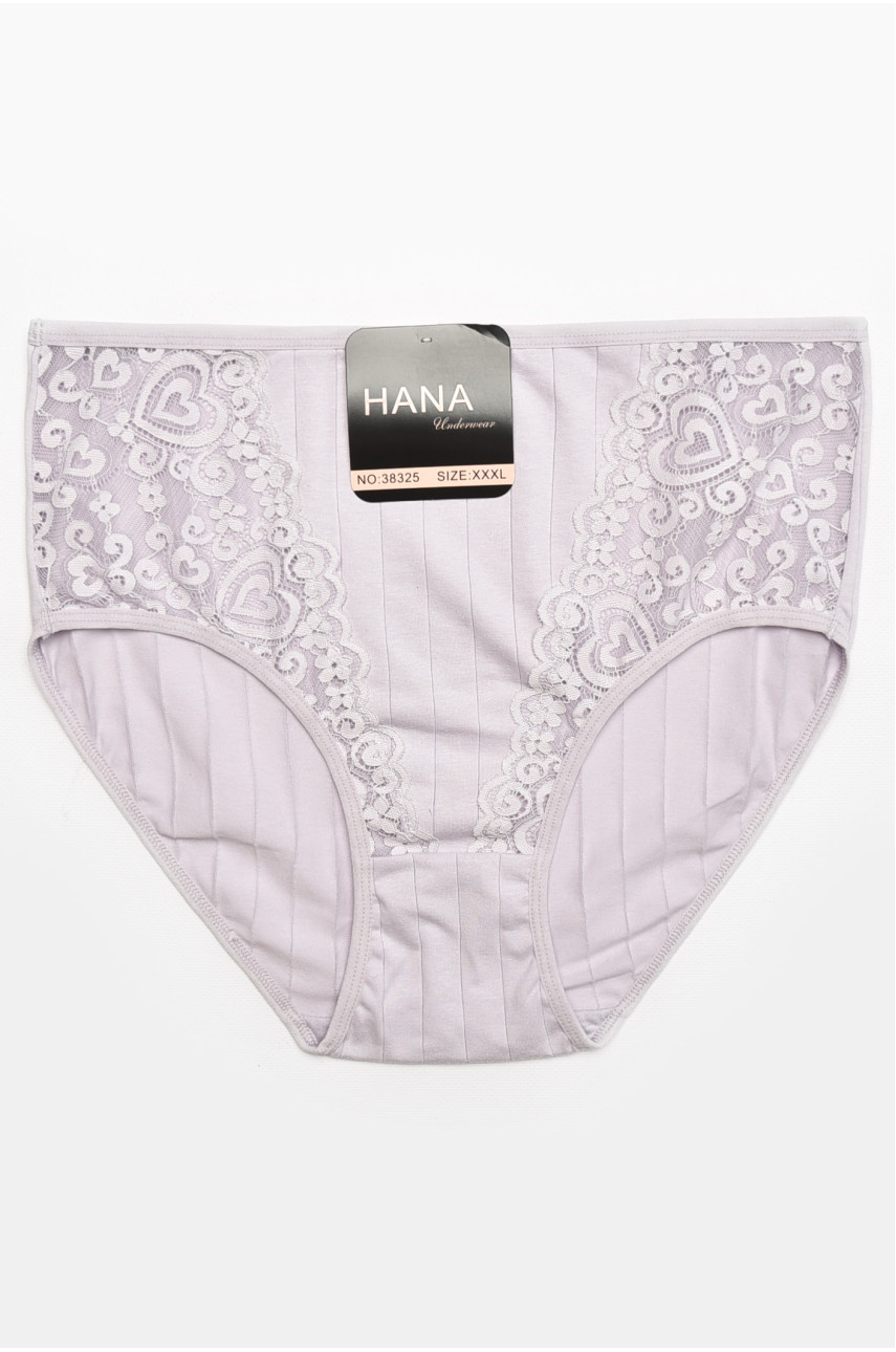 Труси жіночі напівбатальні світло-бузкового кольору 38325 211744