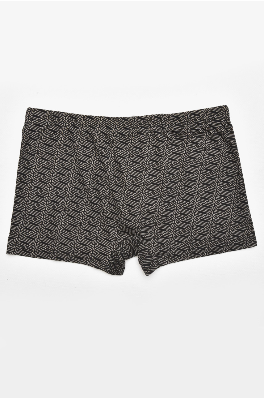 Боксеры мужские черного цвета с принтом 211746
