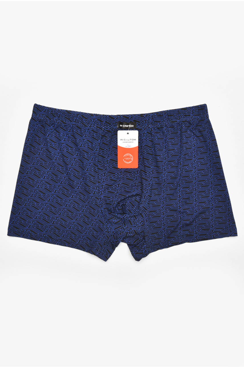 Боксеры мужские черного цвета с принтом 211749