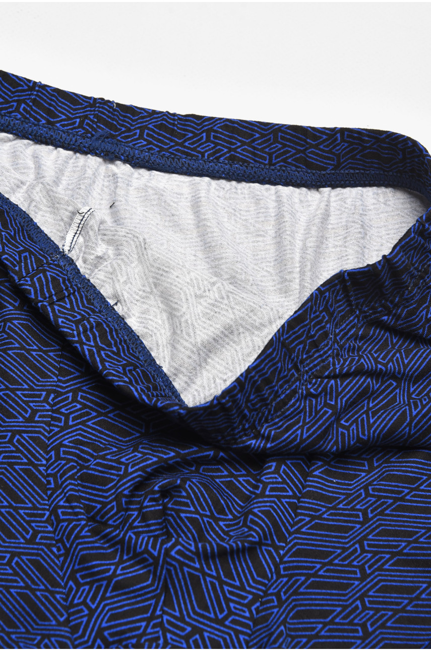 Боксеры мужские черного цвета с принтом 211749