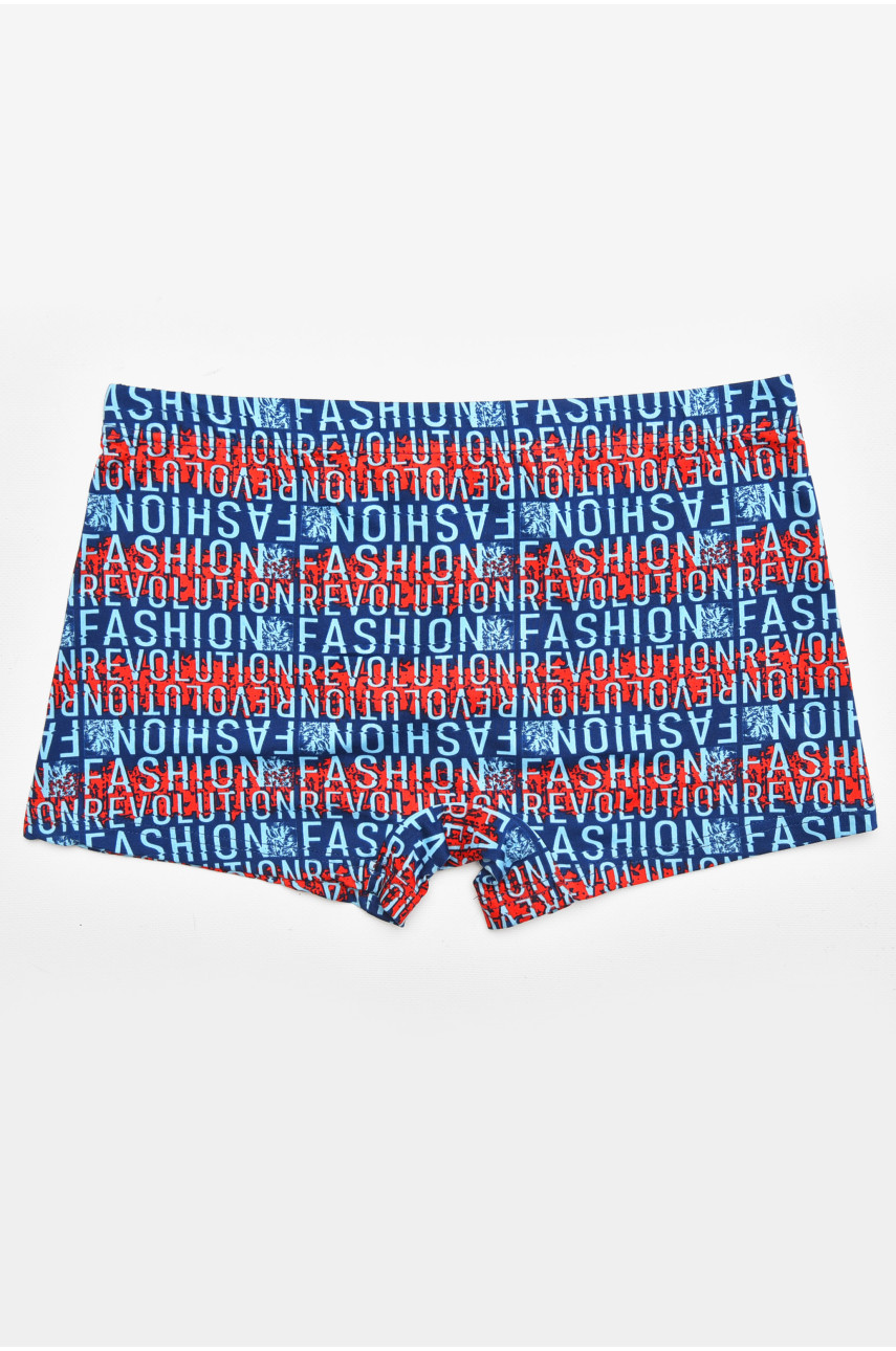Боксеры мужские синего цвета с принтом W3758 211753