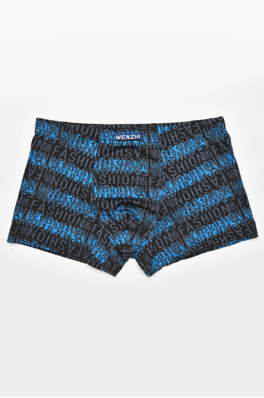 Боксеры мужские черного цвета с принтом W3758 211755