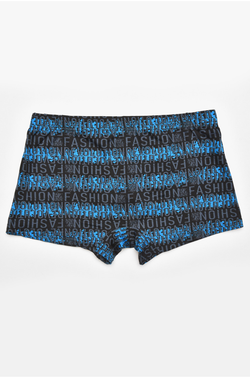 Боксеры мужские черного цвета с принтом W3758 211755