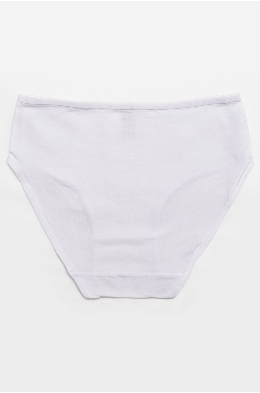 Труси жіночі напівбатальні білого кольору 38383 211757