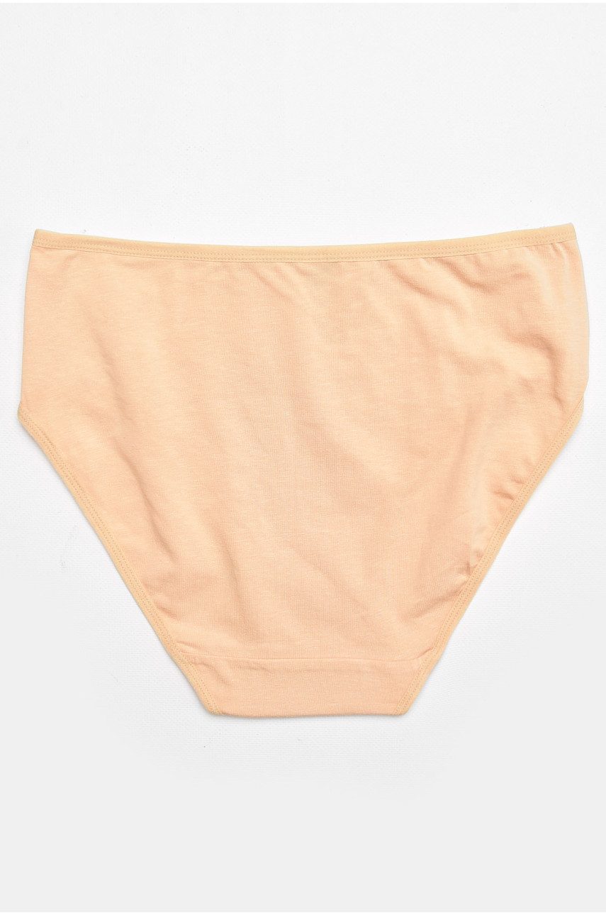 Труси жіночі напівбатальні бежевого кольору 38383 211761