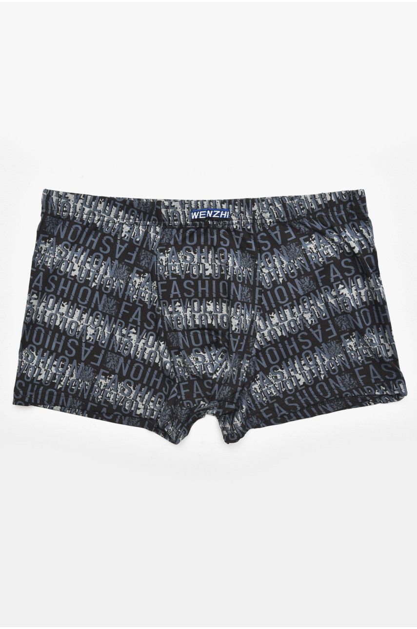 Боксеры мужские черного цвета с принтом W3758 211764