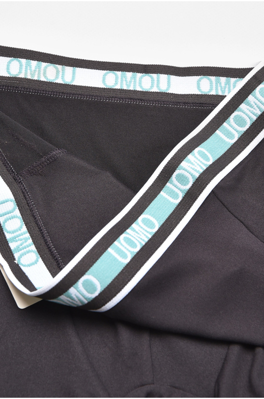 Боксеры мужские тёмно-фиолетового цвета с принтом F0895 211767