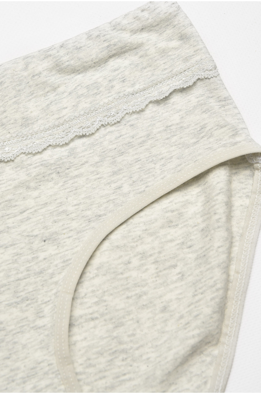 Трусы женские полубатальные серого цвета 84054 211769 Трусы женские полубатальные серого цвета 84054 211769