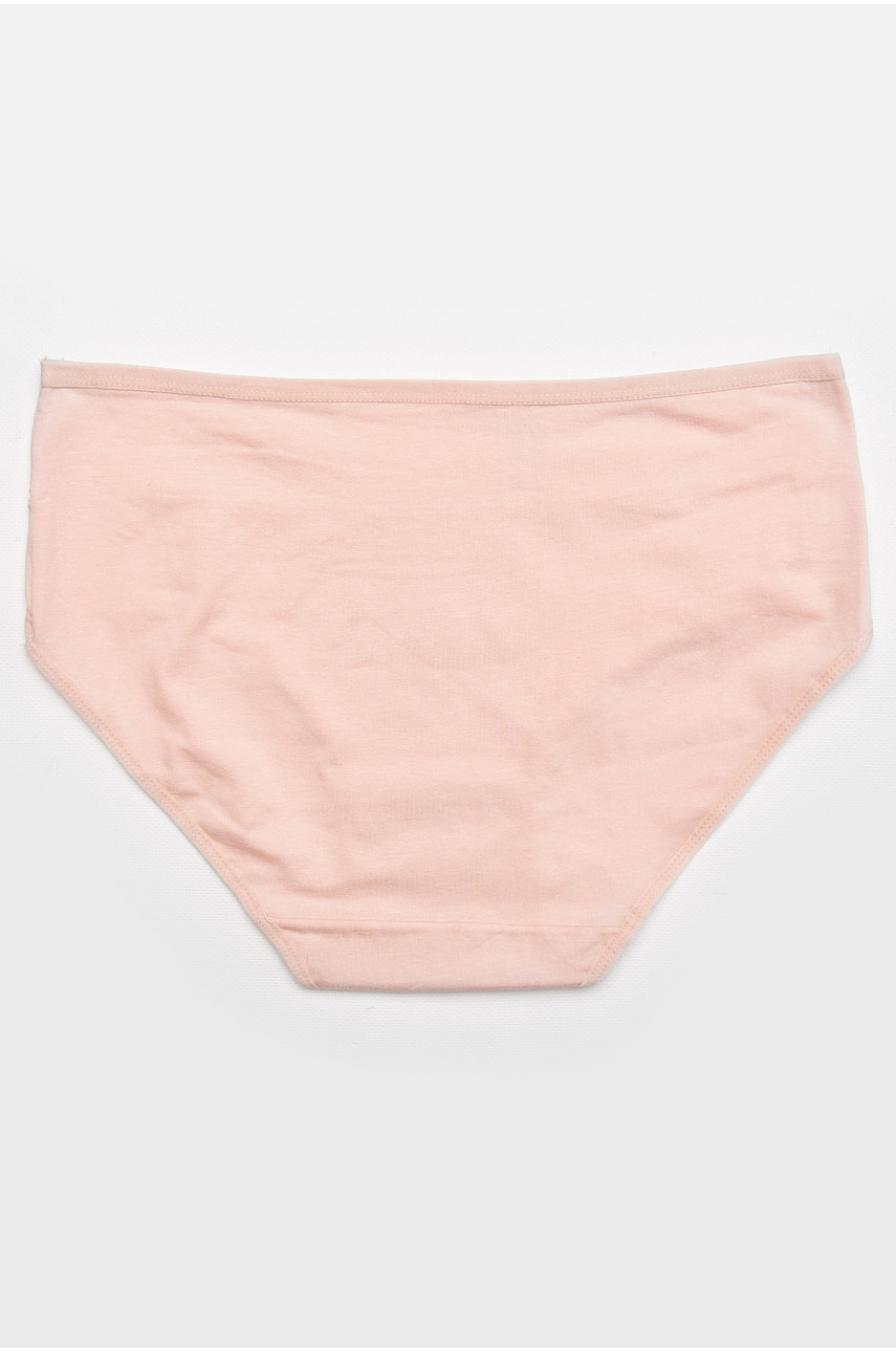 Трусы женские полубатальные светло-розового цвета 84054 211771