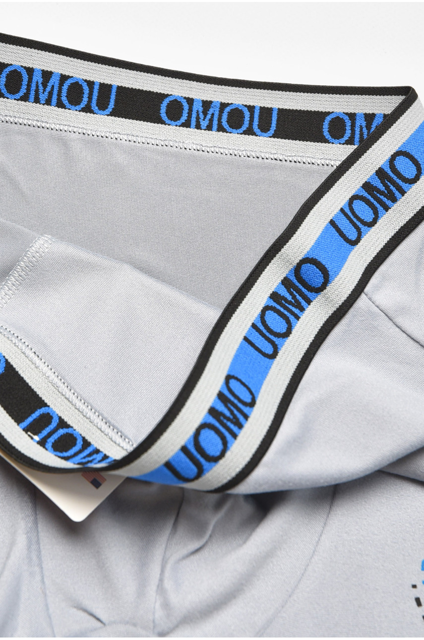 Боксеры мужские светло-серого цвета с принтом F0895 211772